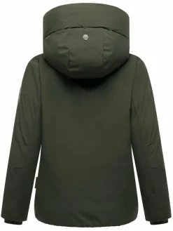 Navahoo Jacken & Westen*Damen Winterjacke - Blütenlicht 14 oliv uni