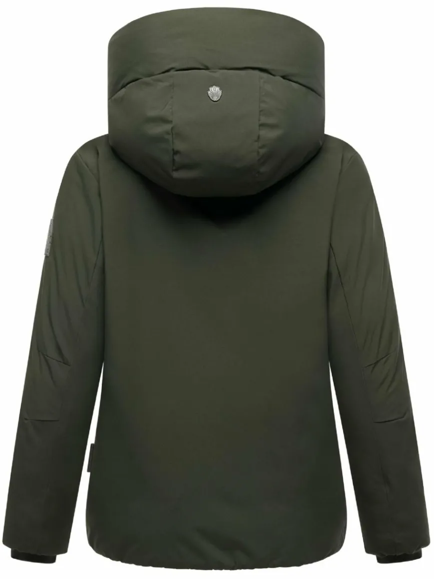 Navahoo Jacken & Westen*Damen Winterjacke - Blütenlicht 14 oliv uni