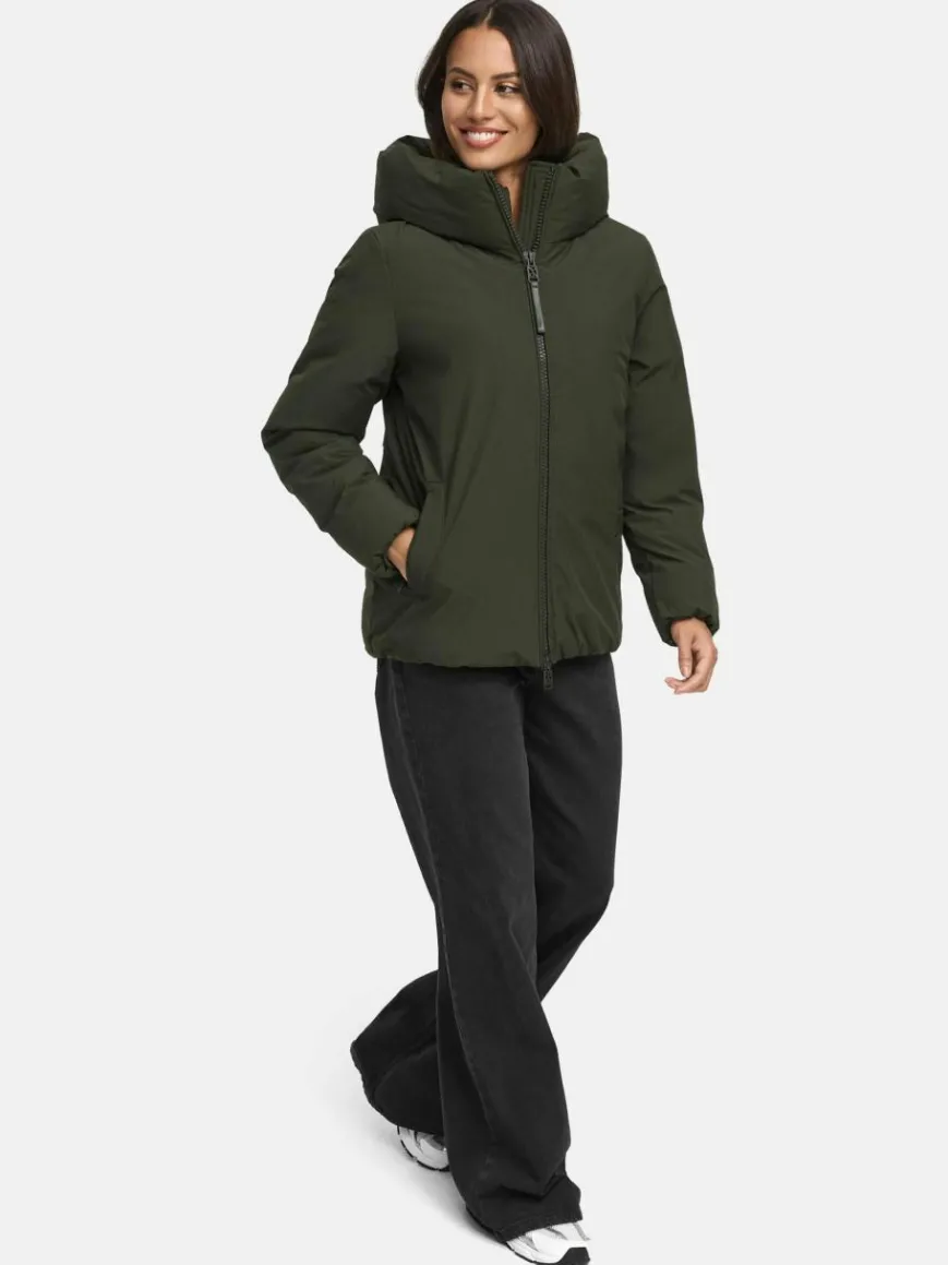 Navahoo Jacken & Westen*Damen Winterjacke - Blütenlicht 14 oliv uni