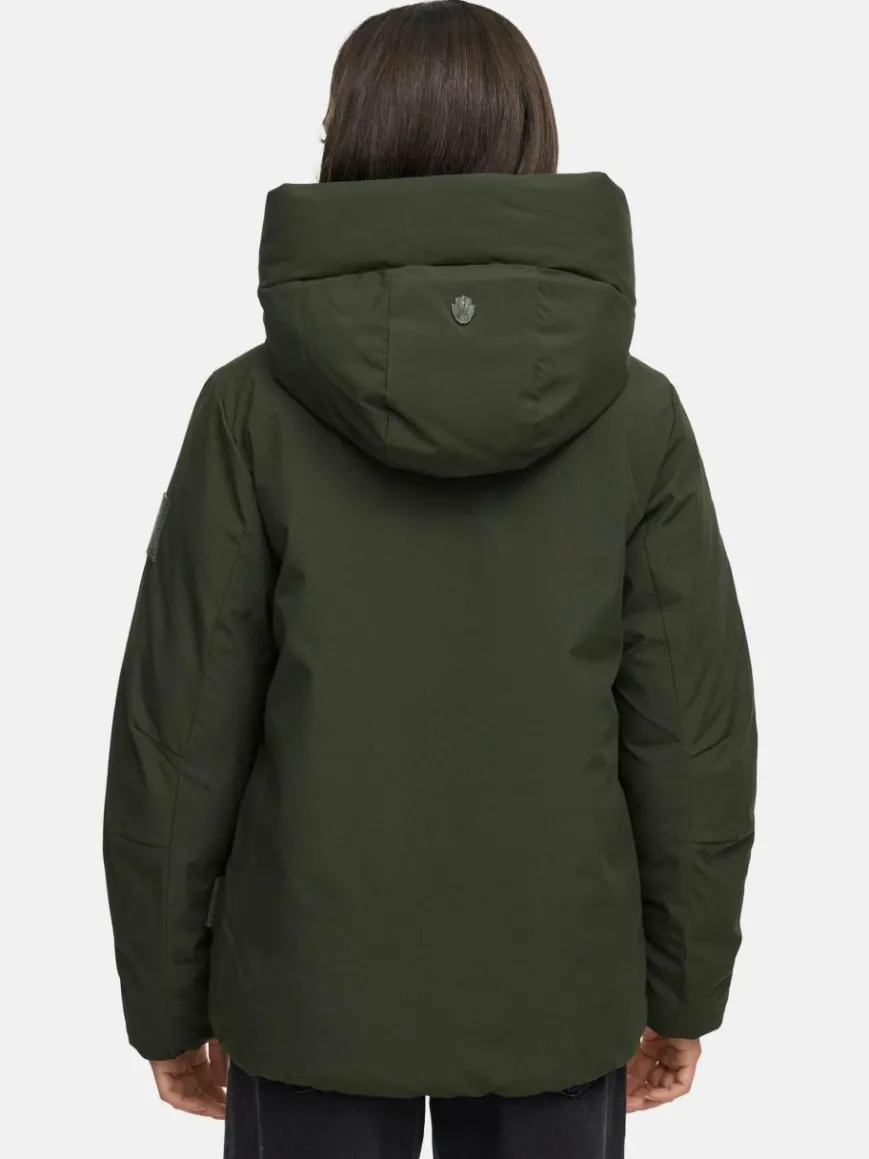 Navahoo Jacken & Westen*Damen Winterjacke - Blütenlicht 14 oliv uni