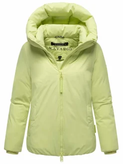 Navahoo Jacken & Westen*Damen Winterjacke - Blütenlicht 14 grün uni