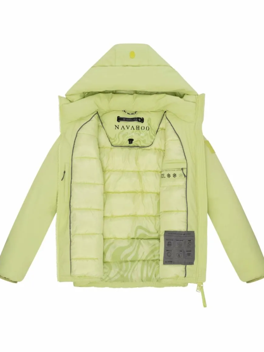 Navahoo Jacken & Westen*Damen Winterjacke - Blütenlicht 14 grün uni