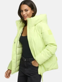 Navahoo Jacken & Westen*Damen Winterjacke - Blütenlicht 14 grün uni