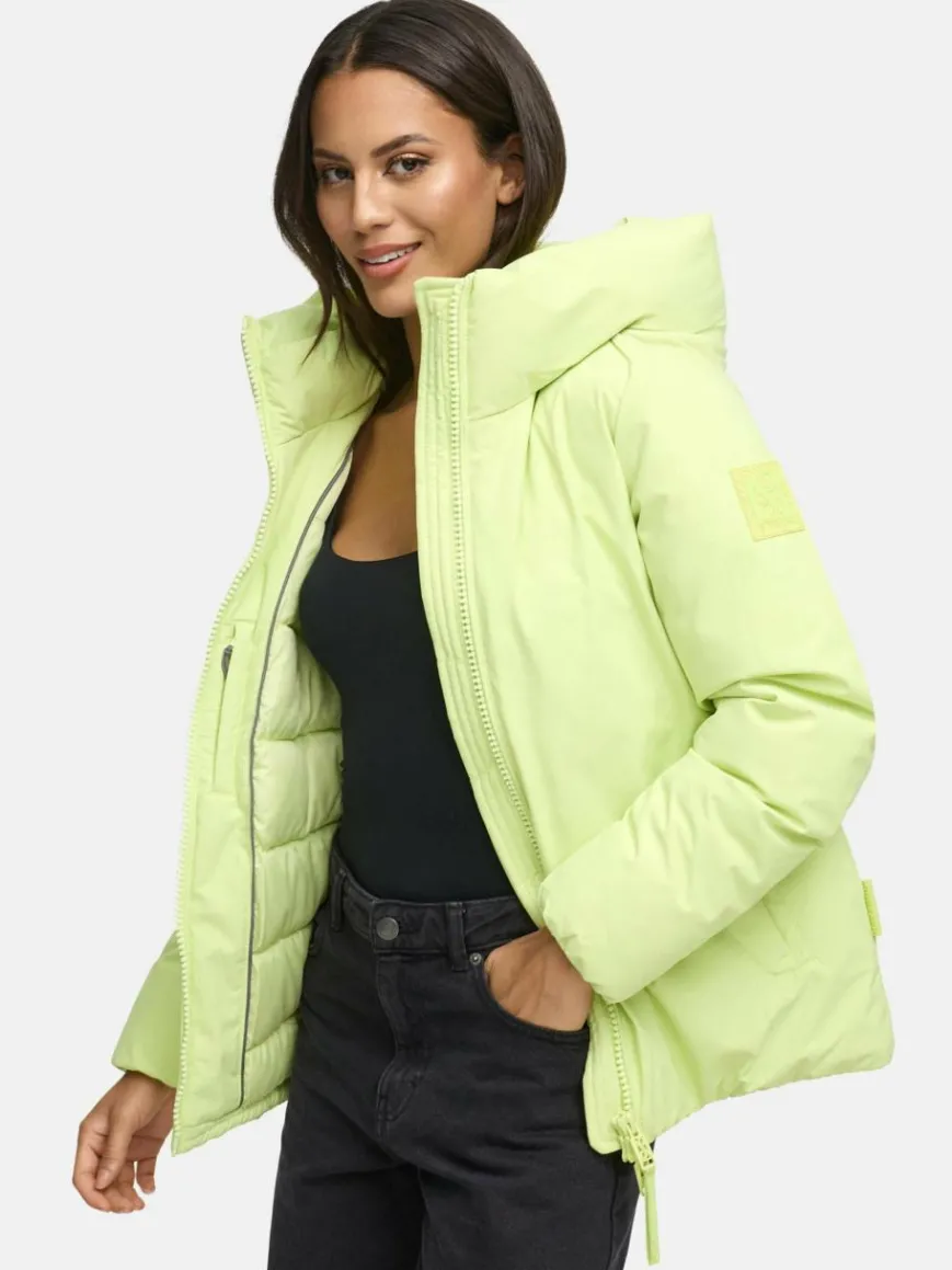 Navahoo Jacken & Westen*Damen Winterjacke - Blütenlicht 14 grün uni