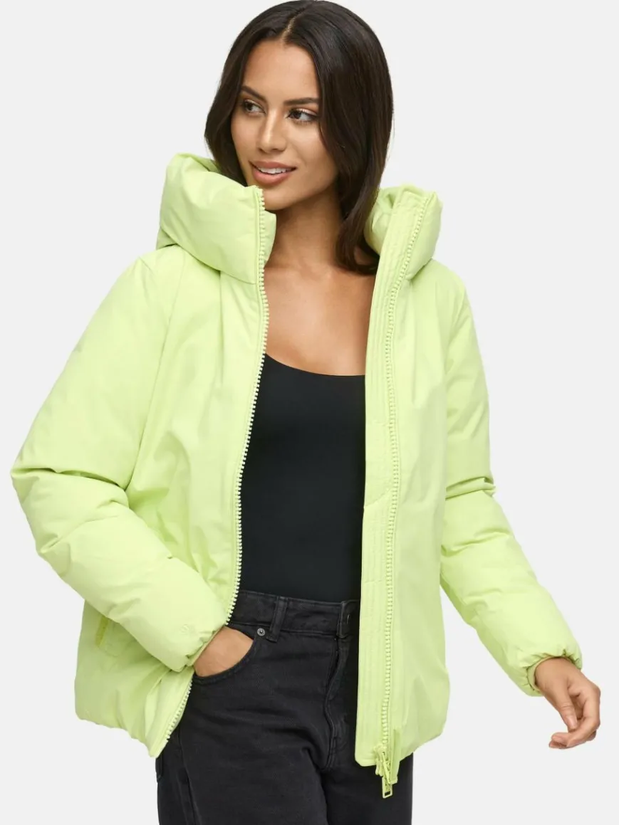 Navahoo Jacken & Westen*Damen Winterjacke - Blütenlicht 14 grün uni