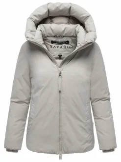 Navahoo Jacken & Westen*Damen Winterjacke - Blütenlicht 14 beige uni