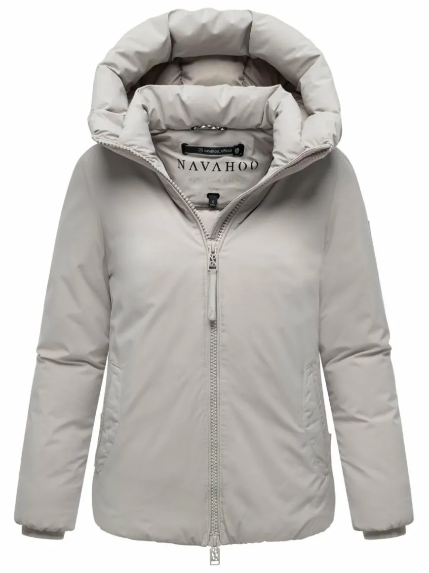Navahoo Jacken & Westen*Damen Winterjacke - Blütenlicht 14 beige uni