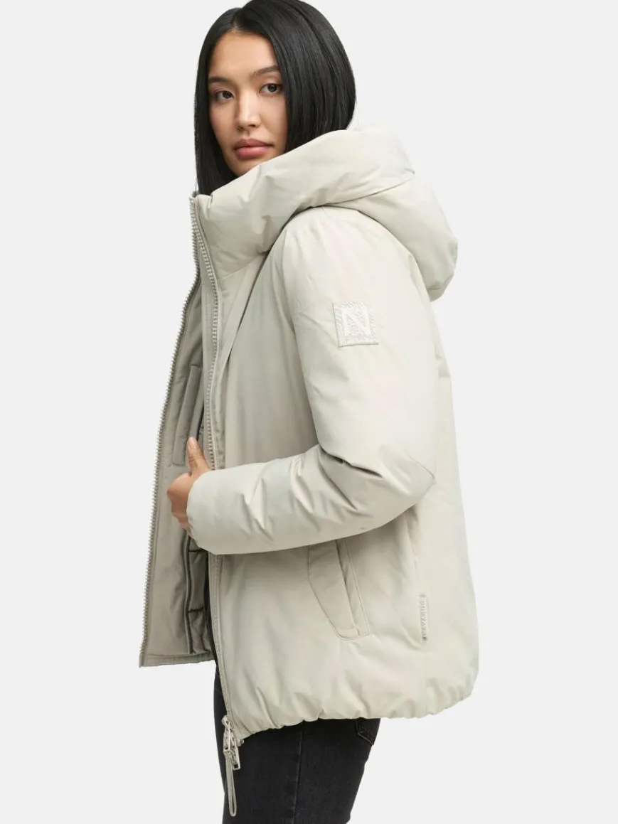 Navahoo Jacken & Westen*Damen Winterjacke - Blütenlicht 14 beige uni