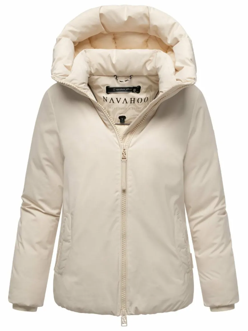 Navahoo Jacken & Westen*Damen Winterjacke - Blütenlicht 14 beige uni