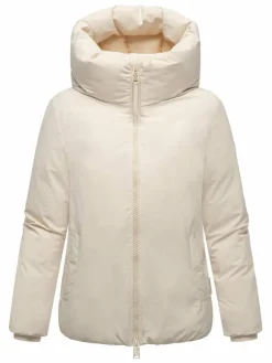 Navahoo Jacken & Westen*Damen Winterjacke - Blütenlicht 14 beige uni