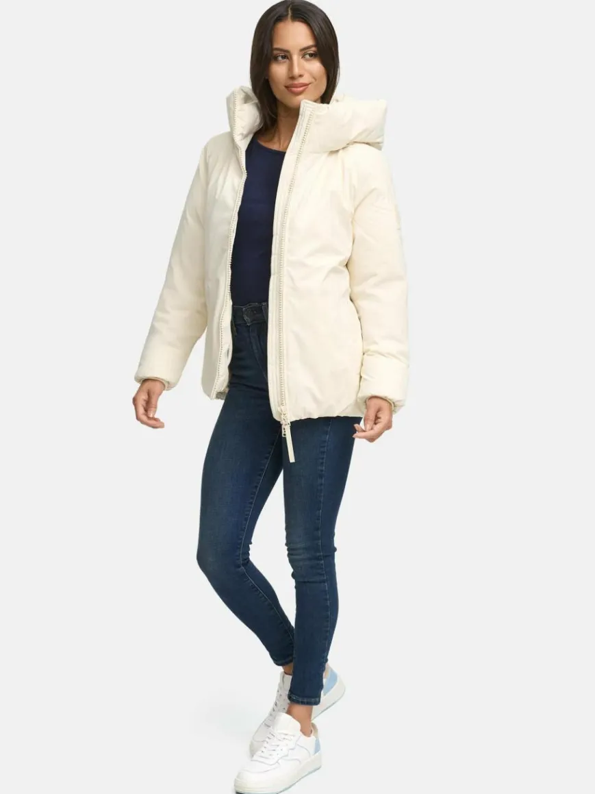 Navahoo Jacken & Westen*Damen Winterjacke - Blütenlicht 14 beige uni