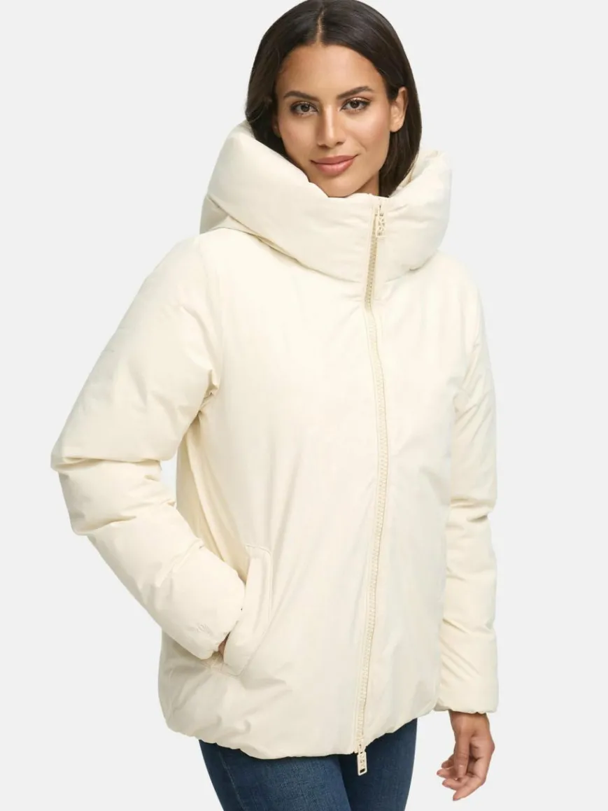 Navahoo Jacken & Westen*Damen Winterjacke - Blütenlicht 14 beige uni