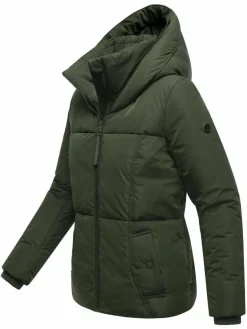 Navahoo Jacken & Westen*Damen Winterjacke - Flüsterfee 14 oliv uni
