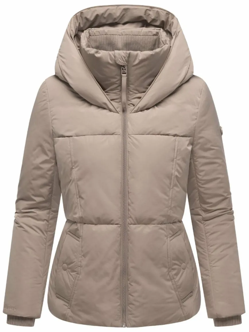 Navahoo Jacken & Westen*Damen Winterjacke - Flüsterfee 14 taupe uni
