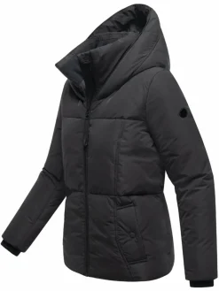 Navahoo Jacken & Westen*Damen Winterjacke - Flüsterfee 14 schwarz uni