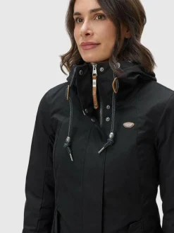 Ragwear Jacken & Westen*Damen Winterjacke - Monade schwarz uni