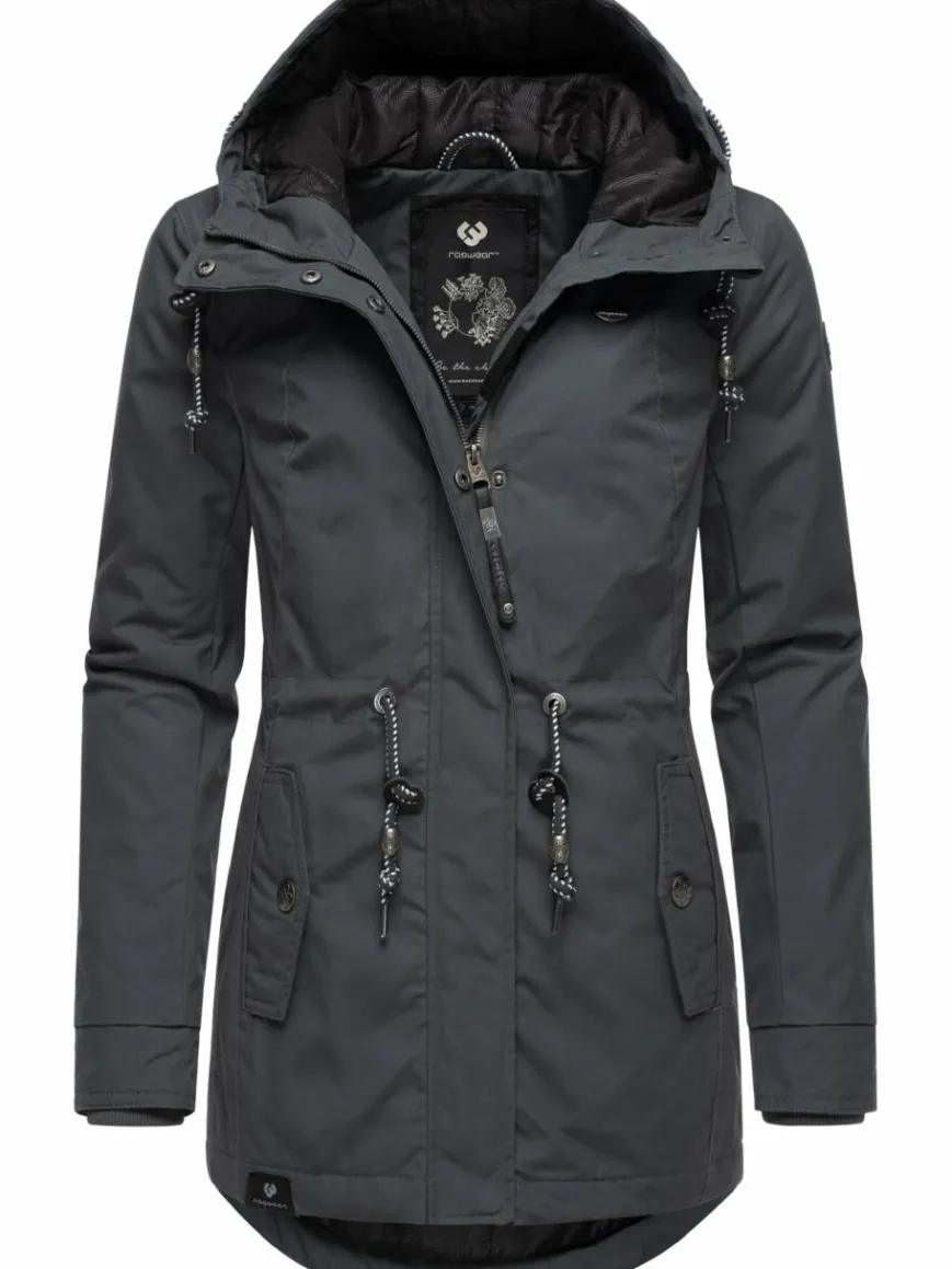 Ragwear Jacken & Westen*Damen Winterjacke - Monadis Black Label anthrazit uni