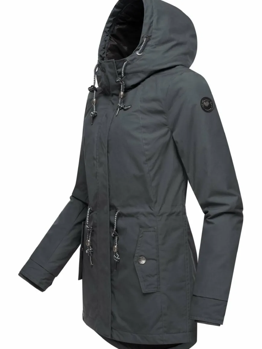 Ragwear Jacken & Westen*Damen Winterjacke - Monadis Black Label anthrazit uni