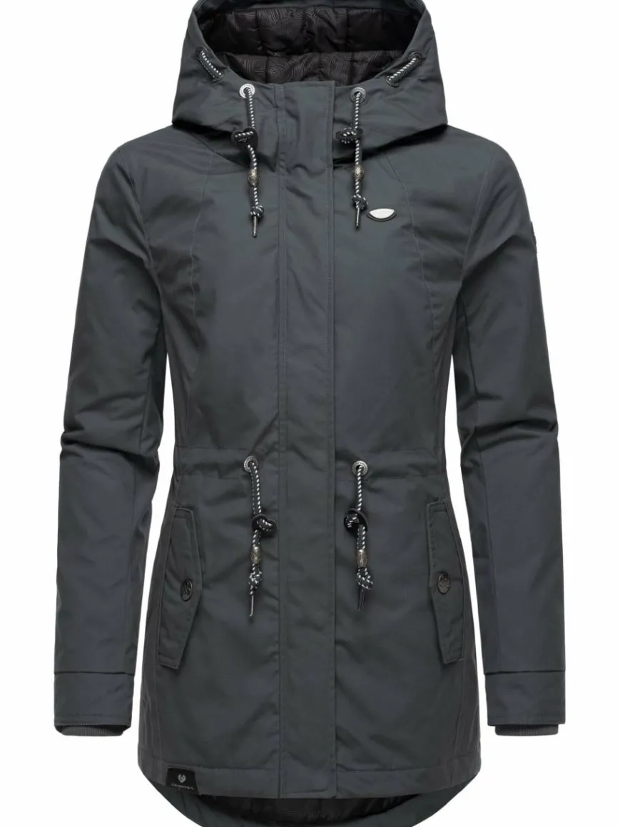 Ragwear Jacken & Westen*Damen Winterjacke - Monadis Black Label anthrazit uni