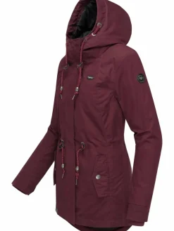 Ragwear Jacken & Westen*Damen Winterjacke - Monadis Black Label bordeaux uni