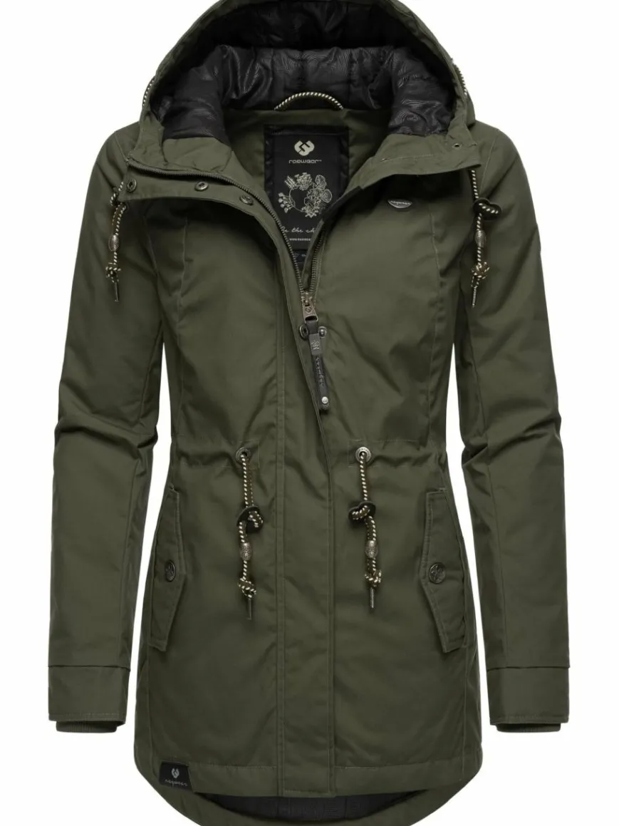 Ragwear Jacken & Westen*Damen Winterjacke - Monadis Black Label oliv uni