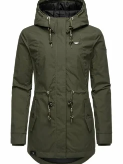 Ragwear Jacken & Westen*Damen Winterjacke - Monadis Black Label oliv uni
