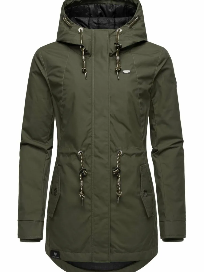 Ragwear Jacken & Westen*Damen Winterjacke - Monadis Black Label oliv uni