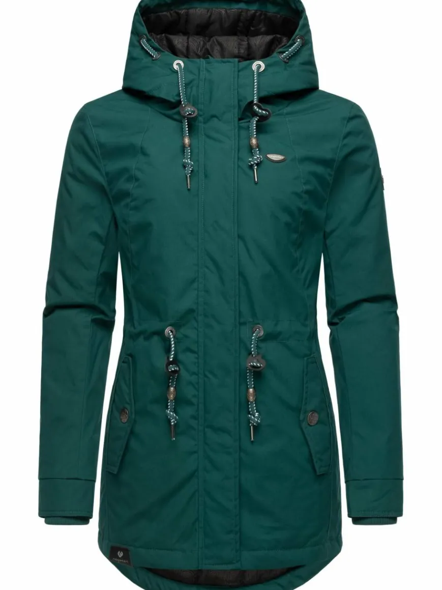 Ragwear Jacken & Westen*Damen Winterjacke - Monadis Black Label smaragd uni