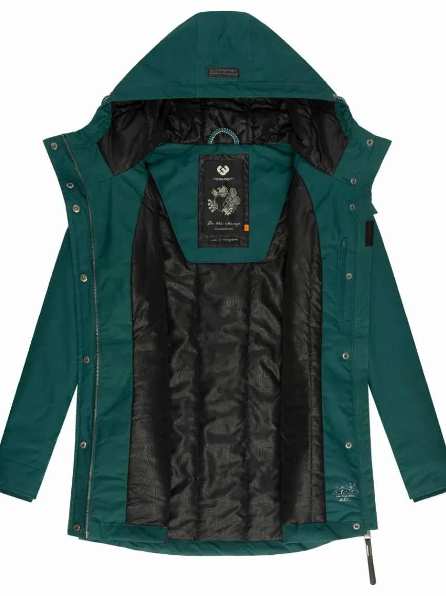 Ragwear Jacken & Westen*Damen Winterjacke - Monadis Black Label smaragd uni