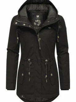 Ragwear Jacken & Westen*Damen Winterjacke - Monadis Black Label schwarz uni
