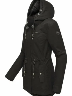 Ragwear Jacken & Westen*Damen Winterjacke - Monadis Black Label schwarz uni
