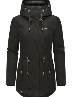 Ragwear Jacken & Westen*Damen Winterjacke - Monadis Black Label schwarz uni