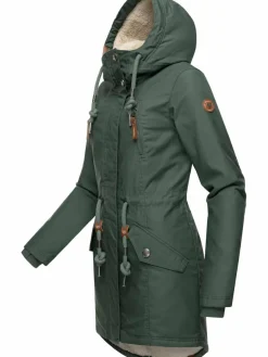 Ragwear Jacken & Westen*Damen Wintermantel - Elsie grün uni