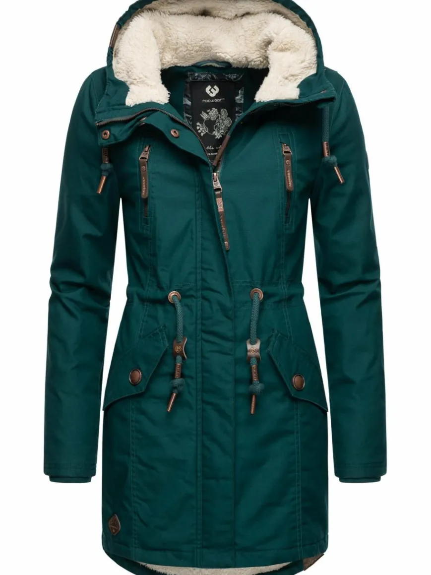 Ragwear Jacken & Westen*Damen Wintermantel - Elsie petrol uni