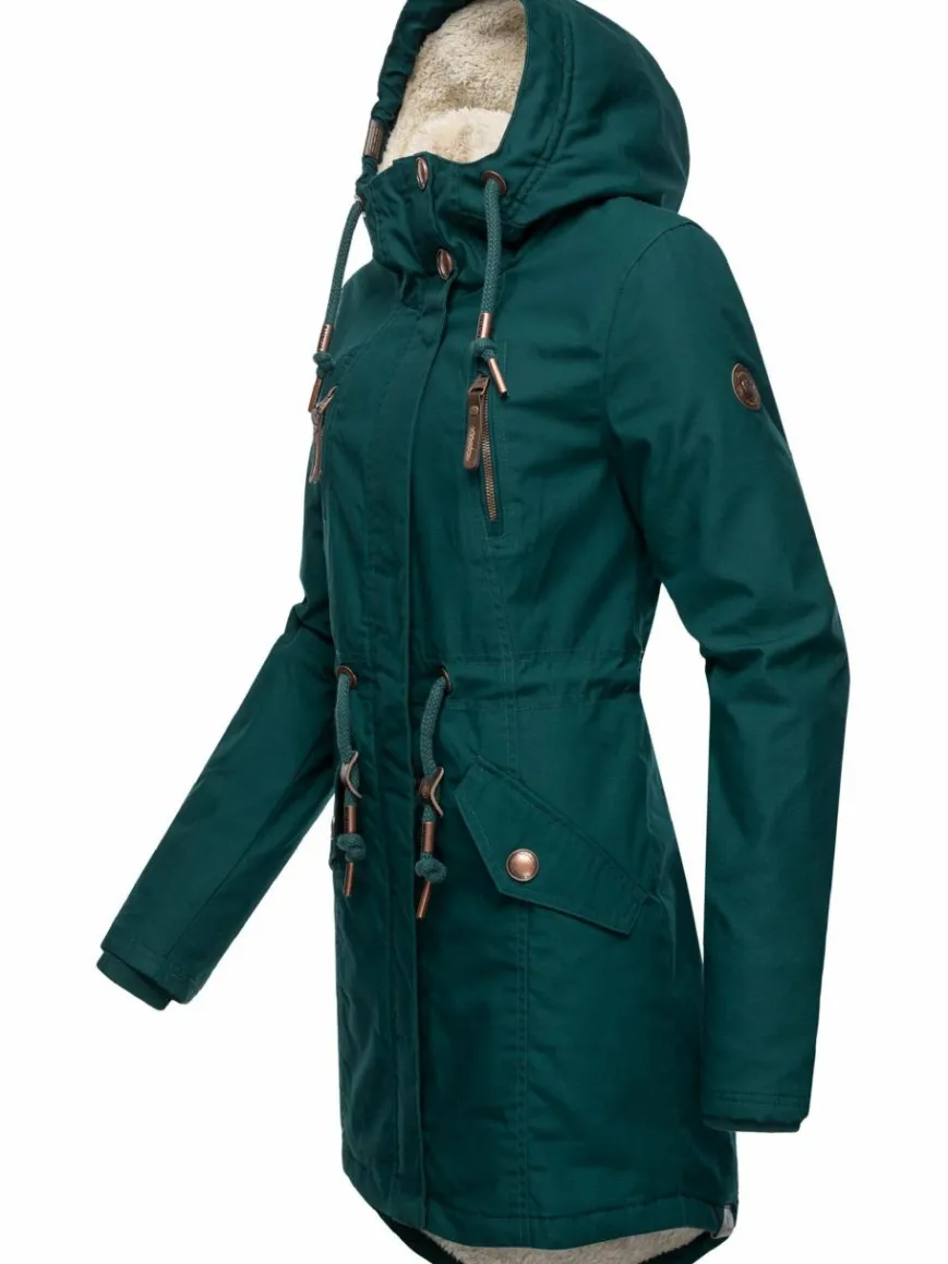 Ragwear Jacken & Westen*Damen Wintermantel - Elsie petrol uni