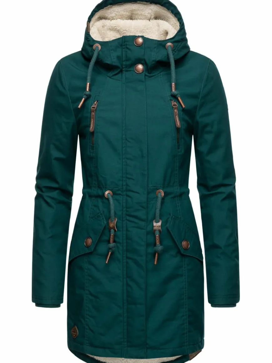 Ragwear Jacken & Westen*Damen Wintermantel - Elsie petrol uni