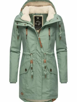 Ragwear Jacken & Westen*Damen Wintermantel - Elsie grün uni