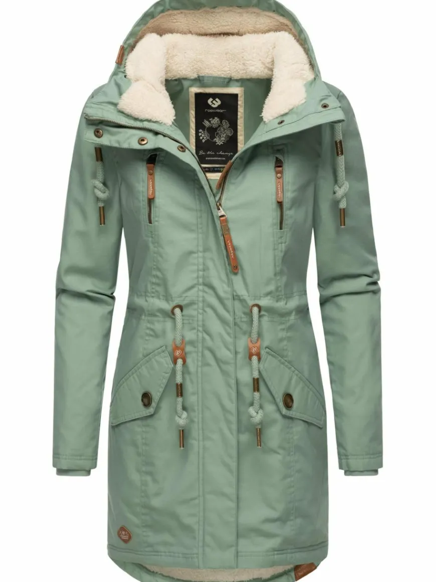 Ragwear Jacken & Westen*Damen Wintermantel - Elsie grün uni