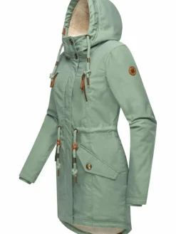 Ragwear Jacken & Westen*Damen Wintermantel - Elsie grün uni