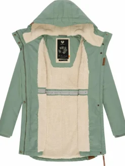 Ragwear Jacken & Westen*Damen Wintermantel - Elsie grün uni