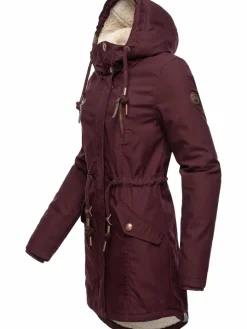 Ragwear Jacken & Westen*Damen Wintermantel - Elsie bordeaux uni