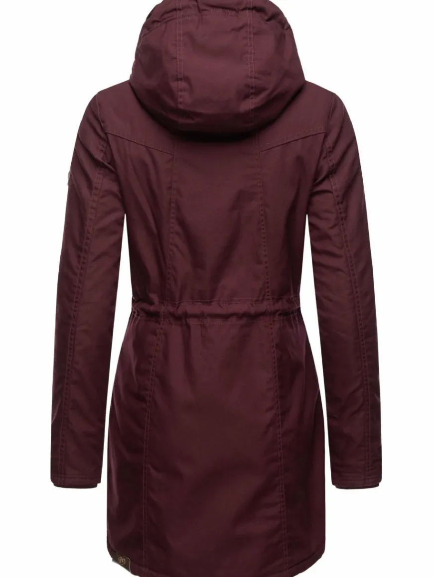 Ragwear Jacken & Westen*Damen Wintermantel - Elsie bordeaux uni