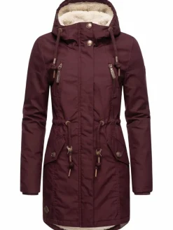 Ragwear Jacken & Westen*Damen Wintermantel - Elsie bordeaux uni