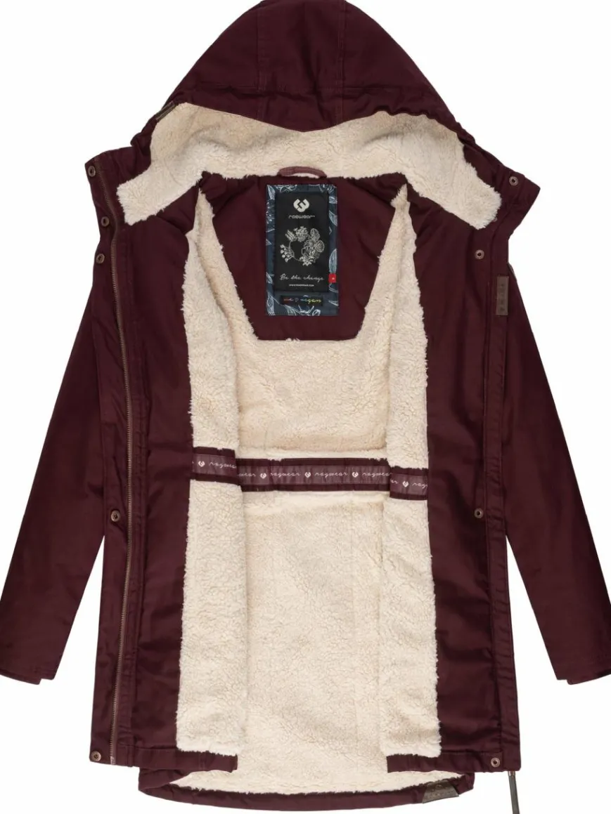 Ragwear Jacken & Westen*Damen Wintermantel - Elsie bordeaux uni