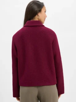 Fuchs Schmitt Jacken & Westen*Damen Wolljacke bordeaux uni