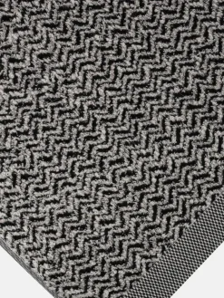 Möve Heimtextilien*Handtuchset 2-teilig - Brooklyn schwarz strukturiert