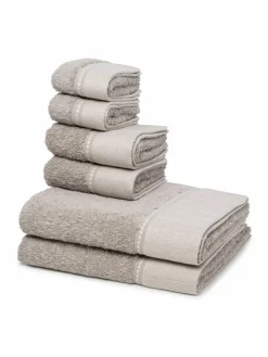 Möve Heimtextilien*Handtuchset 6-teilig - Brooklyn braun uni