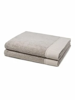 Möve Heimtextilien*Handtuchset 2-teilig - Brooklyn braun uni