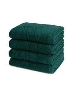 Ross Heimtextilien*Handtuchset 4-teilig - Cashmere feeling grün uni