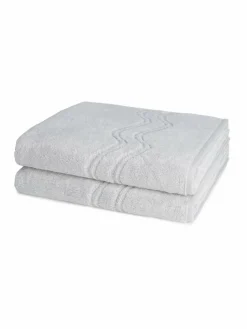 Ross Heimtextilien*Handtuchset 2-teilig - Cashmere feeling grau uni